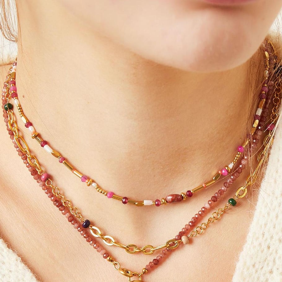 Beaded necklace lock Picture6